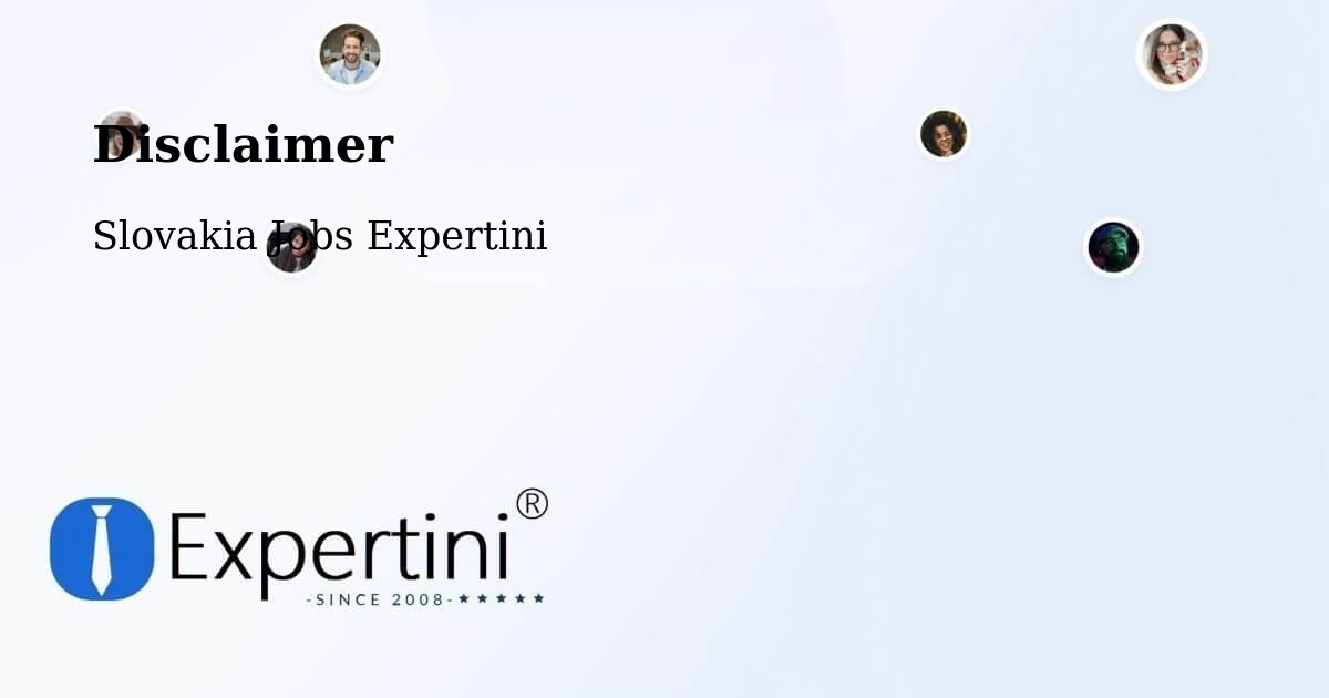 Disclaimer – Dudince - Slovakia Jobs Expertini
