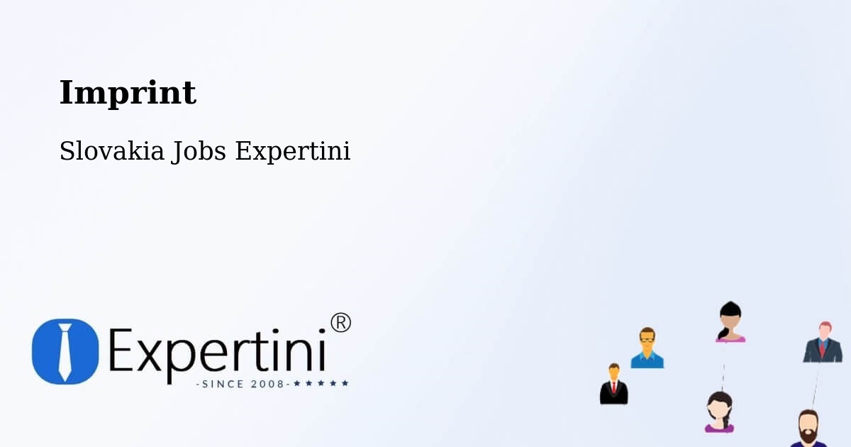 Imprint – Dudince - Slovakia Jobs Expertini
