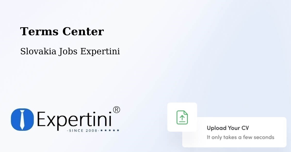 Terms of Service – Dudince - Slovakia Jobs Expertini